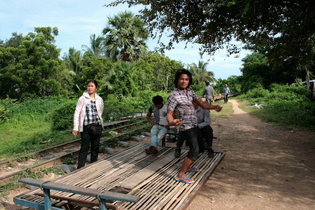Tren de bambú. Camboya.©evaespinet