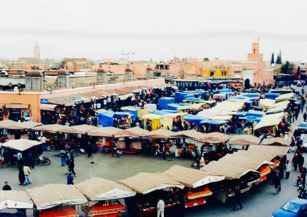 Mercado-ambulante-vieja-medina-Marrakech
